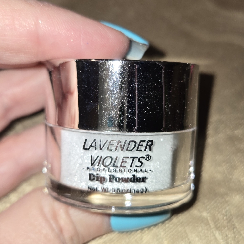 ❣️Lavendar Violets Silver Dip Powder .5oz